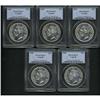 Image 1 : Lot of Five Canadian Dollars PCGS PL67