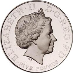 Great Britain, Nelson Platinum Piefort Crown, 2005