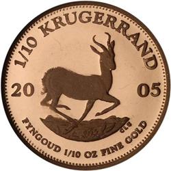 South Africa., 4 Piece Proof Set, 2005