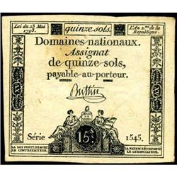 15 Sols 1793 Note