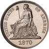 Image 1 : 1870 Pattern 10C. J-831 NGC Proof 65