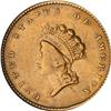 Image 1 : 1854 $1 Gold Indian ANACS Details VF30 Type2 Cleaned
