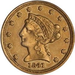 1841-C $2.50 Liberty PCGS AU53