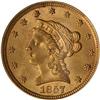 1857 $2.50 Liberty PCGS MS62