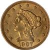 1907 $2.50 Liberty ANACS AU58