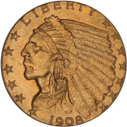 1908 $2.50 Indian PCGS MS65