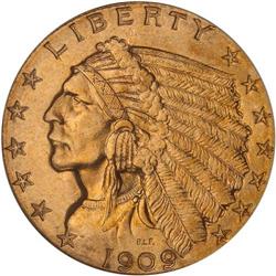 1909 $2.50 Indian NGC MS63
