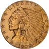 Image 1 : 1909 $2.50 Indian NGC MS63