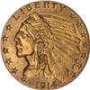 1914 $2.50 Indian ANACS EF40
