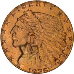 1925-D $2.50 Indian PCGS MS64
