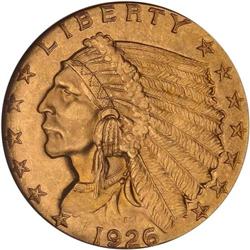 1926 $2.50 Indian NGC MS64