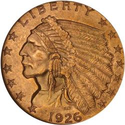 1926 $2.50 Indian NGC MS63