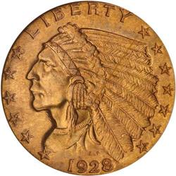 1928 $2.50 Indian NGC MS64