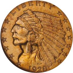 1928 $2.50 Indian NGC MS63