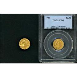 Lot of Two $2.50 Gold Indians