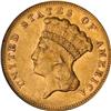 Image 1 : 1869 $3 Gold NGC AU55