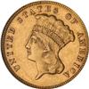 Image 1 : 1874 $3 Gold NGC AU58