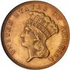 Image 1 : 1878 $3 Gold NGC MS63