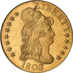 1803/2 $5 Bust PCGS MS63