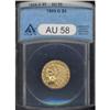 Image 1 : 1909-D $5 Indian ANACS AU58