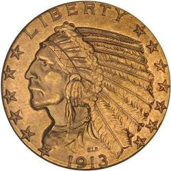 1913-S $5 Indian NGC MS63