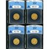 Image 1 : Lot of Four Indian Half Eagles ANACS