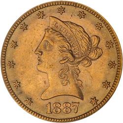 1887-S $10 Liberty PCGS MS63
