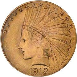 1912 $10 Indian PCGS MS63