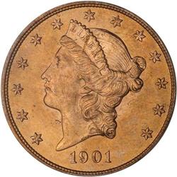 1901 $20 Liberty PCGS MS65