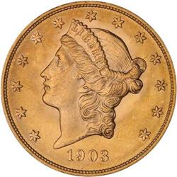 1903 $20 Liberty NGC MS65