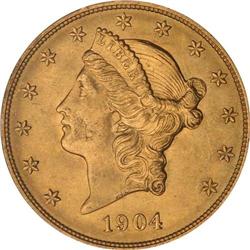 1904 $20 Liberty NGC MS65
