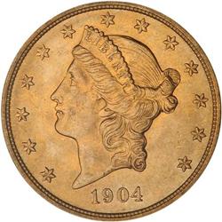 1904 $20 Liberty PCGS MS64