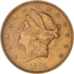 1904 $20 Liberty PCGS MS64