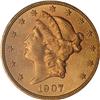 Image 1 : 1907-S $20 Liberty PCGS MS64