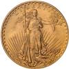 Image 1 : 1907 $20 St. Gaudens. Flat Relief PCGS MS63