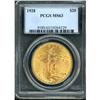 Image 1 : 1928 $20 St. Gaudens PCGS MS63