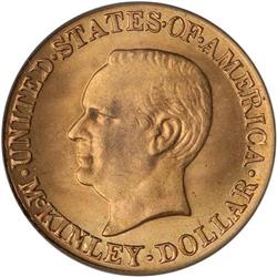 1916 McKinley Gold $1 PCGS MS65
