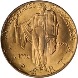 1926 Sesquicentennial Gold $2.50 PCGS MS65