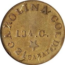 C. Bechtler, $5 N.C., w/* ANACS Dtls EF45 Damaged