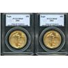 Image 1 : Lot of Two 2003 $50 Gold Eagles PCGS MS69