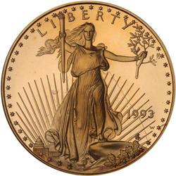 1993-W $50 Gold Eagle PCGS PR69DCAM