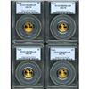 Image 1 : Lot of Four $5 Gold Eagle PCGS PR69DCAM