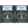 Image 1 : Lot of Two 1993-P $5 Gold Eagle PCGS PR69DCAM
