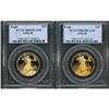 Image 1 : Lot of Two 1994-W $25 Gold Eagle PCGS PR69DCAM