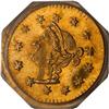 Image 1 : 1870. G25C Octagonal Liberty BG-789 PCGS MS63