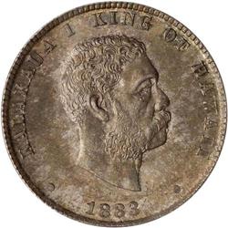 1883 Hawaiian 25C PCGS MS64