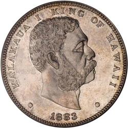 1883 Hawaiian $1 PCGS MS62