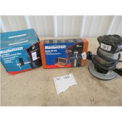 B & D Router, New Mastercraft 15 Pc Router Bit Set, New Mastercraft ...