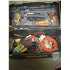 Image 2 : BLACK TOOLBOX WITH ASSORTED CONTENTS