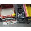 Image 1 : BOX OF ASSORTED TROWELS, MISC PAINTING TRAYS ETC.